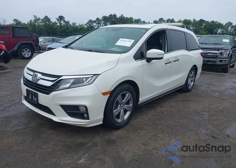2018 Honda Odyssey Ex-L из США, поврежденный, VIN 5FNRL6H74JB060188